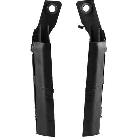 Staffe per paraurti anteriore per Nissan Tiida (modelli 2007-2012) e staffe per paraurti anteriore in due pezzi per Nissan Versa (codici articolo: NI1062100, NI1063100).