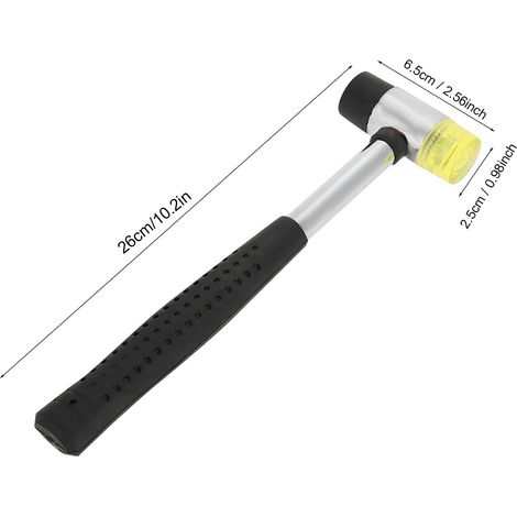 Outils de bijouterie : marteau en caoutchouc, baguette de mesure, mandrin d'agrandissement, kits de modèles (marteau en caoutchouc) (1/5)
