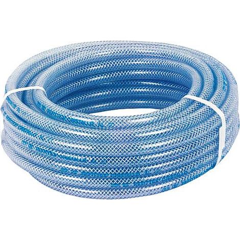 Tuyau transparent en PVC avec structure en polyestere 50m/20bar/13x19mm/-20°-+60°C (1/4)