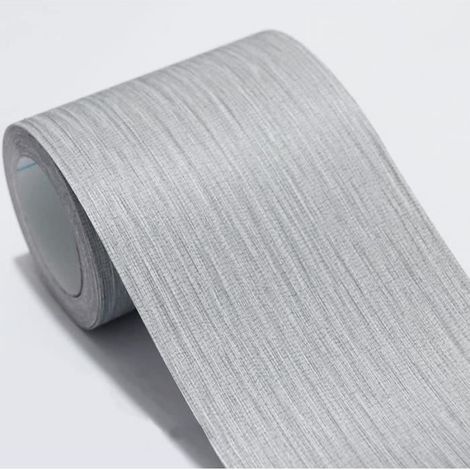 Frise Murale Adhesive - 20cm X 500cm - PVC - Blanc - Pour Cuisine (1/4)