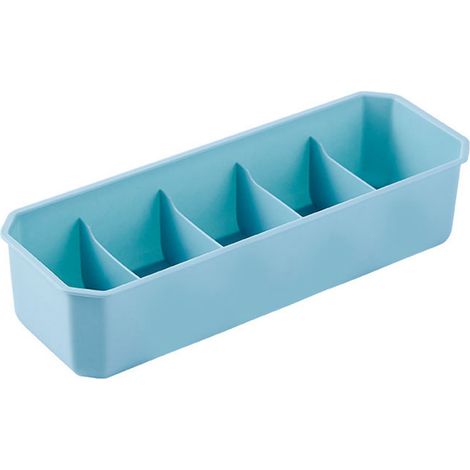 Boîte de rangement de chaussettes en plastique, organisateur de tri de sous-vêtements empilable à plusieurs compartiments pour la maison (1/5)