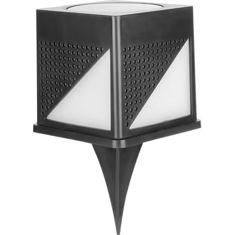 Lampes solaires d'extérieur pour jardin, éclairage d'escalier blanc chaud, lampadaire (1/5)