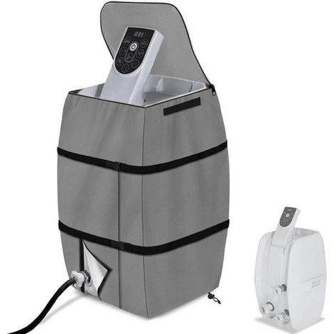 Whirlpool Pumpenabdeckung Grau 420D Oxford Wasserdicht für Außenpool (1/5)
