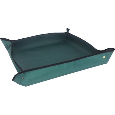 Tapis De Rempotage - Tissu Oxford Imperméable - Pliable Et Portable - Pour Intérieur Et Extérieur - 50x50 cm Ou 75x75 cm - Vert - 1 Pièce (1/5)