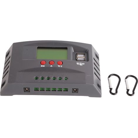 Régulateur Solaire MPPT 40A avec Affichage LCD, USB et Adaptation Auto 12V/24V pour Panneaux Solaires (1/5)
