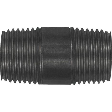 Riegler Rohrdoppelnippel 23, AG/AG, R 1 1/4, Länge 80,0 mm, DIN EN 10241