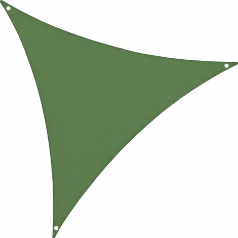 Voile d'ombrage Triangulaire 3x3x3 m, Vert, Esté (1/3)