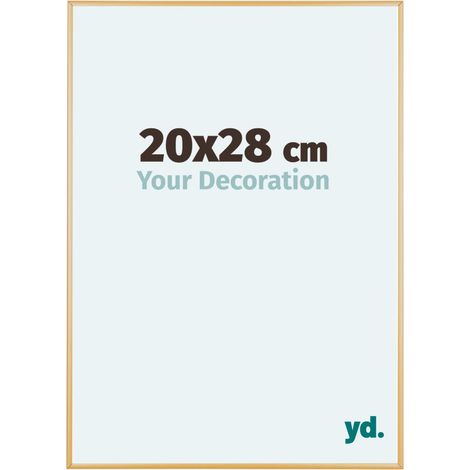 yd. - Cadre photo 20x28 - Or Vintage - Aluminium - Kent
