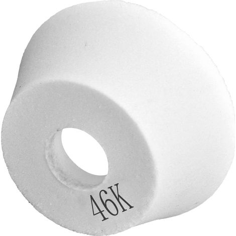 Meule à évaser en corindon blanc, haute dureté, durabilité, bonne résistance à l'abrasion, n° 46 (1/5)