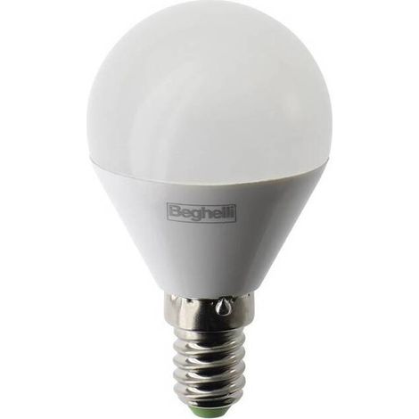 5 x BEGHELLI KIT 4PZ 58044 SFERA E14  7W CAL 3000K