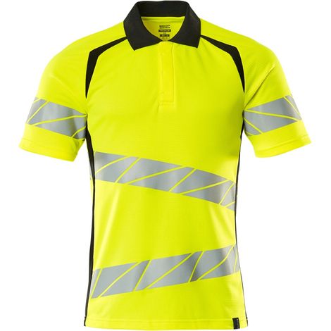 Mascot Polo-Shirt, moderne Passform Polo-shirt Gr. 3XLONE, hi-vis gelb/schwarz (1/4)