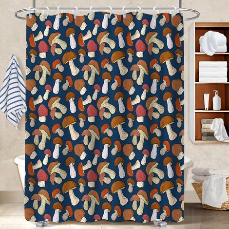 Rideau de douche en polyester 180x180 naturel bâche de douche pour se sentir en vacances chez soi (1/5)