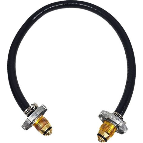 Adaptateur De Remplissage Pour Bouteille De Propane - Tuyau Pont De 60 Cm - Pour Transfert De Gaz Entre Bouteilles - 1 Pièce (1/5)