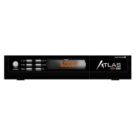 Récepteur satellite HD200s – Double tuner DVB-S2 – Wi-Fi intégré – Ports Ethernet, USB 2.0, HDMI – Résolution jusqu'à 1080p