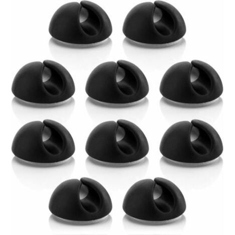 Serre-câbles adhésifs 10 pièces – support de câble réglable jusqu’à 8 mm, fixation rapide et discrète pour gestion optimale des câbles (1/5)