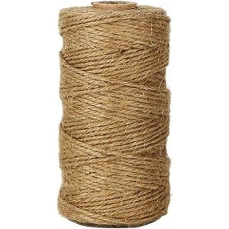 Ficelle en jute naturelle - 100 m de longueur - Jute naturelle de haute qualité - Écologique et sans odeur (1/5)