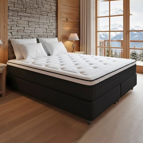 Matelas OLITO IRIS 140x190 cm ressorts et mémoire de forme/