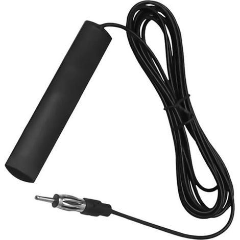 Antenna autoadesiva universale FM per auto, camion, Jeep compatibile con radio FM, amplificatori HD e lettori adattatore DIN incluso montaggio sul parabrezza