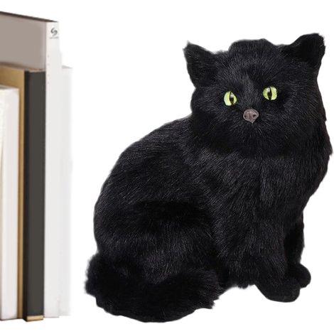 Statue de Chat Noir - Figurine Chat Noir Décorations Halloween - Décoration (1/5)