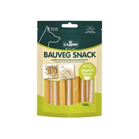 Snack 100% vegetali con riso e soia, confezione 100 gr
