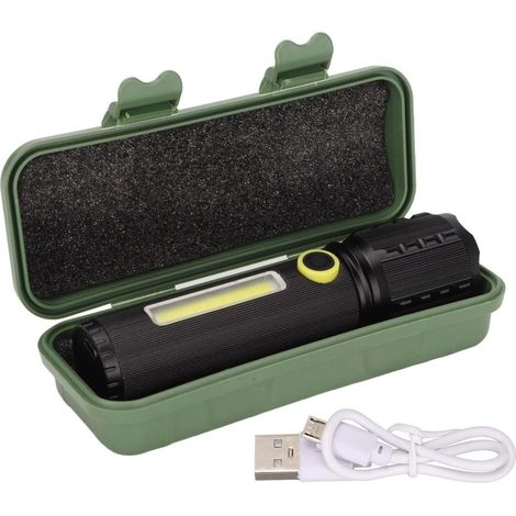 lampe torche puissante à 3 modes zoom télescopique portable (1/5)