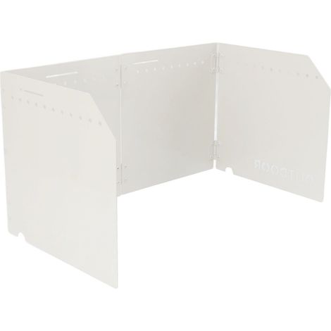 Pare-vent pliable pour réchaud de camping/pique-nique/randonnée, portable, beige, pour 4 plaques de cuisson.