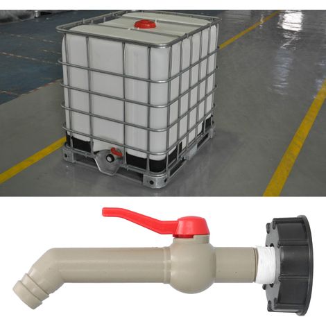 Adaptateur de Robinet IBC 45° 25mm pour Raccord de Tuyau d'Arrosage Jardin