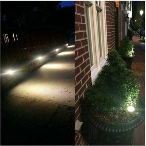 Spots LED Solaires Encastrables - Diamètre 85 mm - Ronds - Extérieur - Lot de 6 (1/4)