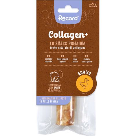 Tronchetto taglia m 50 g gusto anatra: Collagen più snack per cani tronchetto gusto anatra (1/2)