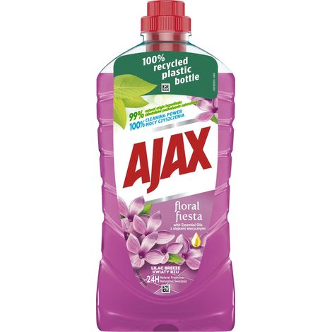 Limpiador de suelos universal Ajax Floral Fiesta, flor de lila, 1 l (1/3)