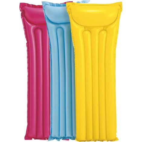 MATERASSINO GONFIABILE SINGOLO TRASPARENTE  cm.183x69  peso kg.0,68 (59703)    INTEX