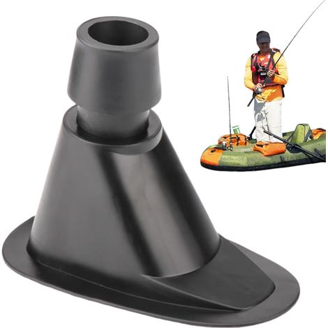 Porte-Canne Pour Bateau Rack-Rangement Double Diamètre Support de canne à pêche Pour Canoë Pontons Kayaks Bateaux Gonflables Eau Salée Eau Douce Pêcheur En Plein Air (1/5)