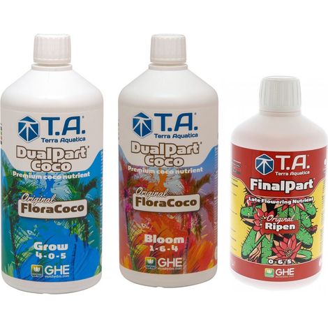 Starter kit DUALPART COCO en litre - Terra Aquatica