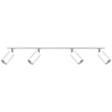 Plafonnier barre 4 spots blancs Kaja Kayla K-4556 GU10