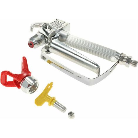Pistolet à peinture sans air haute pression 3600PSI avec buse de pulvérisation 517 et protection de buse pour pulvérisateur à pompe Graco Wagner Titan et machine de pulvérisation sans air (1/5)