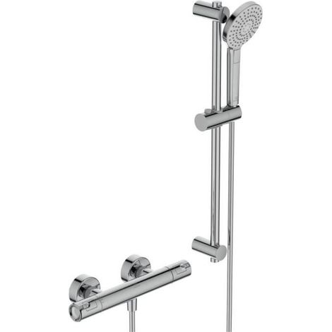 Ideal Standard CeraTherm - Colonne de douche T50 avec thermostat, 3 jets, chrome A7217AA (1/4)