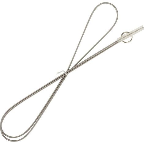 Tube Reinigungsbürste, Lange Flexible Reinigungsbürste für Rohre mit Schmalem Abflussloch, Reinigungsbürste für Bierschlauch Kaffeevollautomat Kühlschrank Rohr Dredging Strohhalm Flaschenbürste 150 cm (1/5)