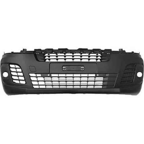 Pare-choc avant noir avec trous pour anti-brouillards et 6 radars Peugeot Expert depuis 2016