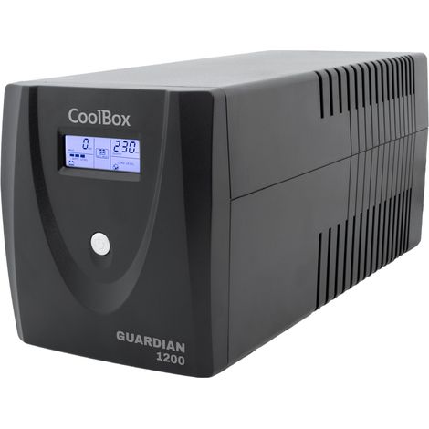 CoolBox Guardian 3 LCD 1200VA sistema de alimentación ininterrumpida (UPS) Línea interactiva 1,2 kVA 720 W 4 salidas AC (1/3)