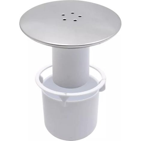 Tapa de plástico antiolor y antiobstrucción para desagüe de suelo de baño y cabina de ducha, 11,511,59,5 cm (1/5)