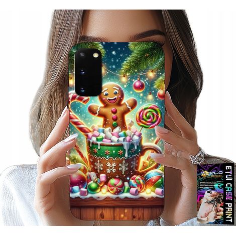 Custodia per Samsung Galaxy S20 - motivi natalizi di pan di zenzero + lamina (1/5)
