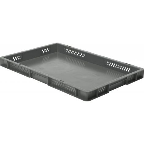 Contenedor de transporte manejable TK600/50-0, gris
