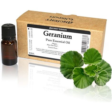 10 ml d'huile essentielle de géranium (Egypte) sans marque- Vendu par 1