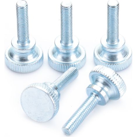 50 hohe, gerändelte Doppelkopf-Einstellschrauben, Steigung M5x14, verstellbarer Griff (1/5)