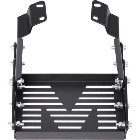 Compatible with Y15 motorcycles: sliding and movable M-type rear luggage rack, telescopic top case support, black movable rear luggage rack (1/5)