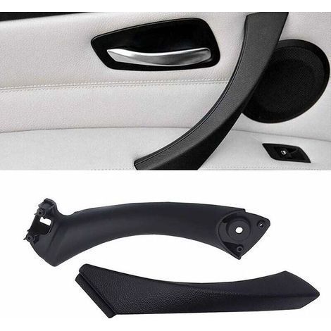 Convient aux poignées de porte BMW Série 3 E90/E91/E92/E93, poignée de porte passager gauche + cache (convient aux BMW Série 3 E90/E91 323 325 328 330 335 berlines et breaks)