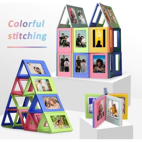 Cadres Photo Magnétiques - Creative - 10 PCS - Colorés - Modifiables - Résistants aux Chocs (1/4)