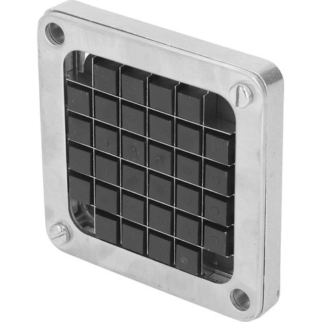 Coupe-frites professionnel en acier inoxydable, machine manuelle pour couper les pommes de terre, lame pour concombre, aubergine, carotte 12 mm/0,47 pouce (1/5)