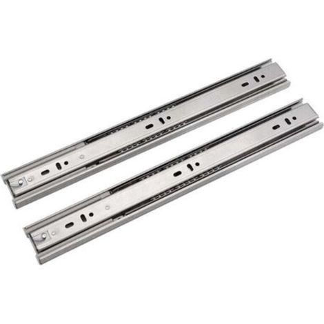 Coulisse pour tiroir, Acier inoxydable trois sections 12 pouces/30 cm