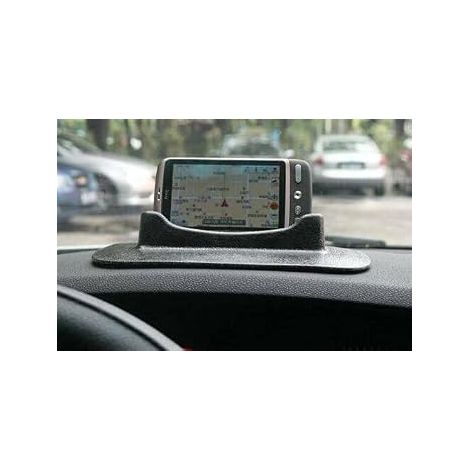 Car Phone Holder, Silicone and PU Dashboard Mat, Non-Slip, Compatible with Smartphones, MP3, GPS and More (1/5)